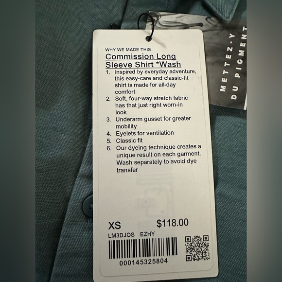 Lululemon Commission Long Sleeve Shirt - Picture 6 of 7